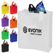 Recyclable Non-Woven Tote Bag W/ Gusset USA Decorated | https://www.bestnamebadges.com
