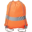 Hi Viz Cinch Bag Reflective Tape Safety Drawstring Backpack | https://www.bestnamebadges.com