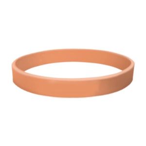 1/4 inch Color Filled Debossed Wristband | https://www.bestnamebadges.com