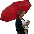 Large Inverted Reverse Umbrella C-Shaped Handle Windproof | https://www.bestnamebadges.com