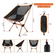 Foldable Portable Ultra-Light Camping Backpacking Chair | https://www.bestnamebadges.com