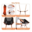 Foldable Portable Ultra-Light Camping Backpacking Chair | https://www.bestnamebadges.com