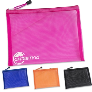 A5 Saves Effort  Mesh Zipper Bags Storage Pockets
