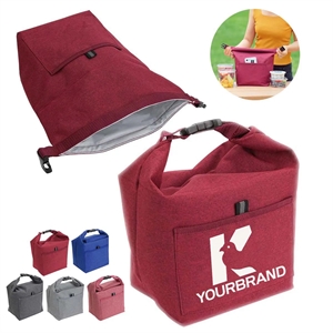 Large Capacity  Durable Roll-top Insulated Lunch Tote Bag