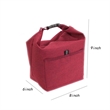 Large Capacity  Durable Roll-top Insulated Lunch Tote Bag | https://www.bestnamebadges.com