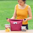 Large Capacity  Durable Roll-top Insulated Lunch Tote Bag | https://www.bestnamebadges.com