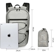 Unisex Packable Water Resistant  Mesh Strap Travel Backpack | https://www.bestnamebadges.com