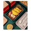 Premium Bento Bamboo Lunch Box with Compartments | https://www.bestnamebadges.com