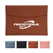 Custom PU Commercial A4 Portfolio File Holder Envelope | https://www.bestnamebadges.com