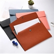 Custom PU Commercial A4 Portfolio File Holder Envelope | https://www.bestnamebadges.com