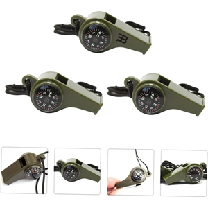 Emergency Whistle 3-in-1 with Compass and Thermometer