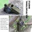 Emergency Whistle 3-in-1 with Compass and Thermometer | https://www.bestnamebadges.com