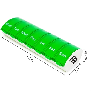 Weekly 7 Compartments Day Pill Box Case Organizer Portable
