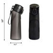 Leak Proof  Water bottle with straw | https://www.bestnamebadges.com