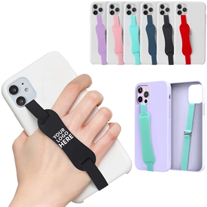 Universal Silicone Phone Strap Grip Holder for Hand