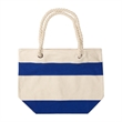 16 oz. Cotton Canvas Nautical Tote with Rope handles | https://www.bestnamebadges.com