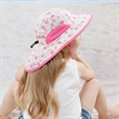 Beach Play Hats with Neck Flap for Girl Boy Ages 3-10 | https://www.bestnamebadges.com