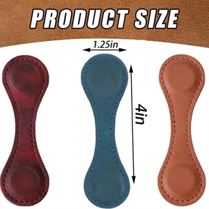 Leather Magnetic Bookmarks