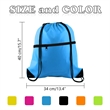 Drawstring Bag Sports Gym String Backpack | https://www.bestnamebadges.com
