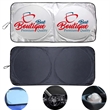 Custom Durable Foldable Reflective Car Windshield Sunshade | https://www.bestnamebadges.com