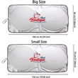 Custom Durable Foldable Reflective Car Windshield Sunshade | https://www.bestnamebadges.com