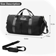 Unisex Multicolor Waterproof Foldable Travel Duffel Tote Bag | https://www.bestnamebadges.com