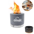 Concrete Tabletop Mini Portable Smokefree Fire Pit Bowl | https://www.bestnamebadges.com
