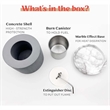 Concrete Tabletop Mini Portable Smokefree Fire Pit Bowl | https://www.bestnamebadges.com