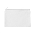 Solid Color Cotton Canvas Multi Purpose Zipper Pouch 9" X 6" | https://www.bestnamebadges.com