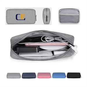 Zippered Waterproof Portable Electronic Organizer Bag