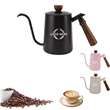 Wood Handle Gooseneck Coffee Kettle | https://www.bestnamebadges.com