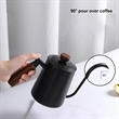 Wood Handle Gooseneck Coffee Kettle | https://www.bestnamebadges.com