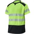 Hi Vis Class 3 Color Block Safety T-Shirt w/ Segmented Tape | https://www.bestnamebadges.com