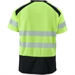 Hi Vis Class 3 Color Block Safety T-Shirt w/ Segmented Tape | https://www.bestnamebadges.com