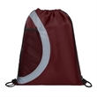 Arches Drawstring Backpack With Mesh Pocket Bottle Holder | https://www.bestnamebadges.com