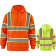 Hi Viz Class 3 Two Tone Reflective Tape Safety Hoodie | https://www.bestnamebadges.com