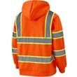 Hi Viz Class 3 Two Tone Reflective Tape Safety Hoodie | https://www.bestnamebadges.com