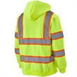Hi Viz Class 3 Two Tone Reflective Tape Safety Hoodie | https://www.bestnamebadges.com
