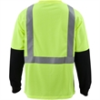 Hi Vis Class 2 Reflective Color Block Safety Pocket T-Shirt | https://www.bestnamebadges.com
