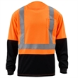 Hi Vis Class 2 Reflective Color Block Safety Pocket T-Shirt | https://www.bestnamebadges.com