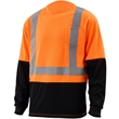 Hi Vis Class 2 Reflective Color Block Safety Pocket T-Shirt | https://www.bestnamebadges.com