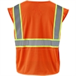 Hi Viz Class 2 Reflective Tape Safety Zipper Vest w/ Pocket | https://www.bestnamebadges.com