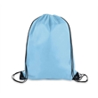 Custom Printed Small Polyester Drawstring Backpack 13" X 15" | https://www.bestnamebadges.com