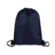 Custom Printed Small Polyester Drawstring Backpack 13" X 15" | https://www.bestnamebadges.com
