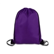 Custom Printed Small Polyester Drawstring Backpack 13" X 15" | https://www.bestnamebadges.com