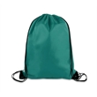 Custom Printed Small Polyester Drawstring Backpack 13" X 15" | https://www.bestnamebadges.com