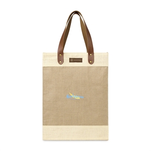 Out of the Woods® Jute Tall Tote | https://www.bestnamebadges.com