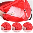 Large Capacity Drawstring Laundry Bag With Shoulder Strap | https://www.bestnamebadges.com