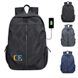 Waterproof Travel Laptop Backpack with USB Charging Port | https://www.bestnamebadges.com