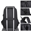 Waterproof Travel Laptop Backpack with USB Charging Port | https://www.bestnamebadges.com
